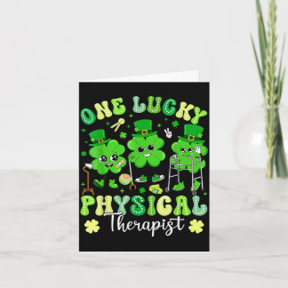 Groovy één gelukkige fysiotherapeut St. Patrick's Kaart
