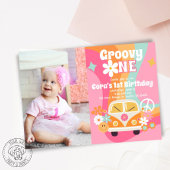 Groovy Eerste Verjaardag Cadeaupapier