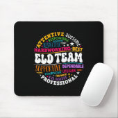 Groovy Eld Team Crew Engels Taal Ontwikkeling Muismat (Met muis)