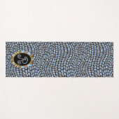 Groovy Elegance Monogram Speciaal Yogamat (Voorkant (horizontaal))