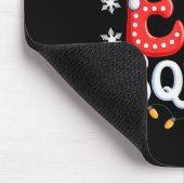 Groovy Elf Squad Elf Familie Kerst Matching Paj Muismat (Hoek)