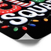 Groovy Elf Squad Elf Familie Kerst Matching Paj Poster (Hoek)