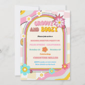 Groovy en Boozy Bachelorette Weekend Route Kaart (Voorkant)