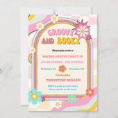 Groovy en Boozy Bachelorette Weekend Route Kaart (Voorkant)