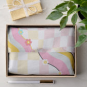 Groovy en Boozy vrijgezellenfeest decor 70-er jare Tissuepapier (Geschenk)