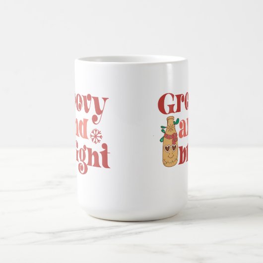 Groovy en Bright Drink Koffie Mok (Center)