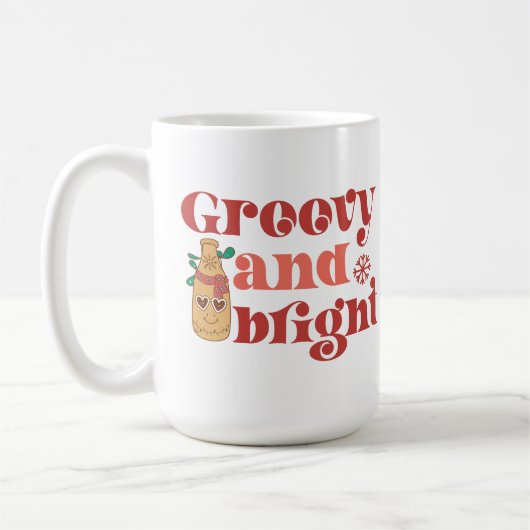 Groovy en Bright Drink Koffie Mok (Links)