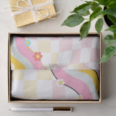 Groovy En Drankrijke Meisjesuitstap Decoratie 70'e Tissuepapier (Geschenk)