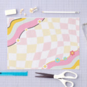 Groovy En Drankrijke Meisjesuitstap Decoratie 70'e Tissuepapier (Craft)