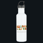 Groovy en Retro Coaching is mijn vibe, coach Waterfles<br><div class="desc">Groovy en Retro Coaching is My Vibe Water Bottle,  voor Coaches</div>