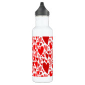 Groovy en romantische Red Hearts Valentijnsdag Waterfles (Rechts)