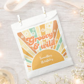 Groovy en wild retro zon kinderen verjaardag bedankzakje (Geknipt)