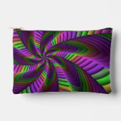 Groovy Energetische Kleurrijke Neon Fractal Patroo Etui (Voorkant)