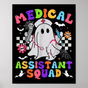 Groovy enge medische snelle squad schattige Hallow Poster