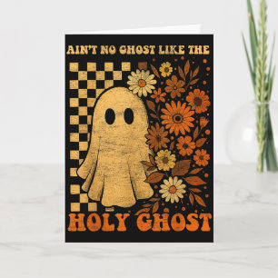 Groovy Er is geen spook zoals de heilige christeli Kaart