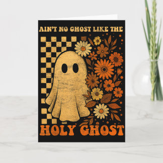 Groovy Er is geen spook zoals de heilige christeli Kaart