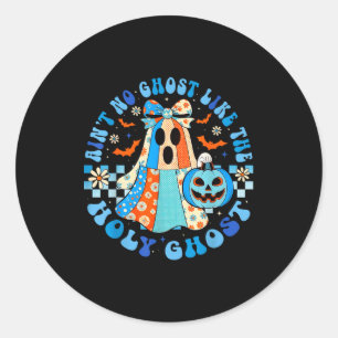 Groovy Er is geen spook zoals de Heilige Geest Chr Ronde Sticker