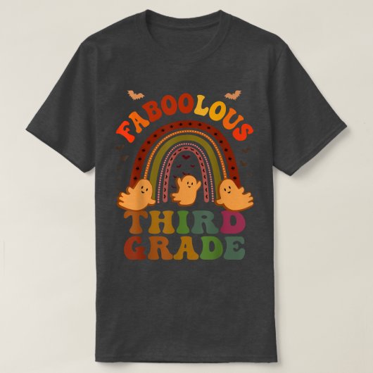 Groovy FABOOLOUS 3RD GRADE-TEACHERkostuum Dit is T-shirt (Design voorkant)