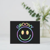 Groovy Face Briefkaart (Staand voorkant)