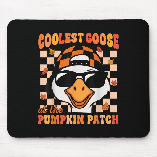 Groovy Fall Herfst Koelste Gans Bij De Patch Kids Muismat (Voorkant)