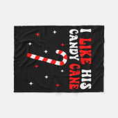 Groovy Family Christmas Couple Matching Funny Tee  Fleece Deken (Voorkant (Horizontaal))