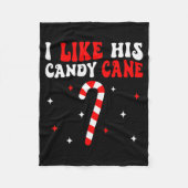 Groovy Family Christmas Couple Matching Funny Tee  Fleece Deken (Voorkant)