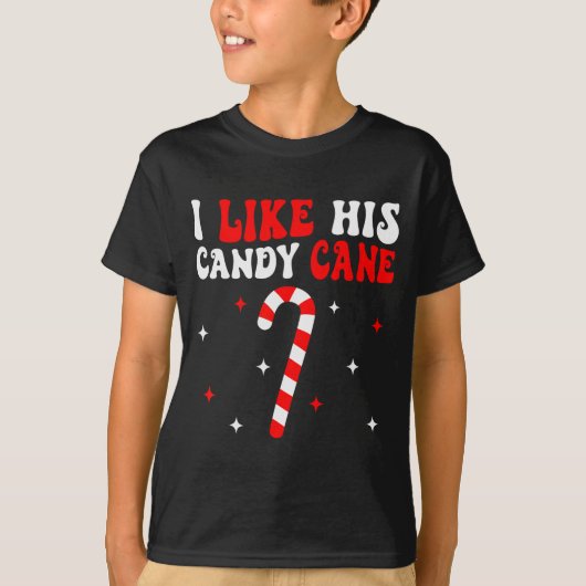 Groovy Family Christmas Couple Matching Funny Tee  T-shirt (Voorkant)