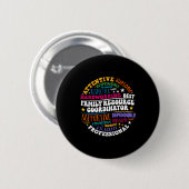 Groovy Family Resource Coordinator Appreciation Ronde Button 5,7 Cm (Voorkant /achterkant)