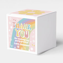 Groovy Favor Box | Groovy Birthday Favor Bedankdoosjes