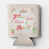 Groovy Fiesta Siesta Tequila Repat Bachelorette Blikjeskoeler (Achterkant)