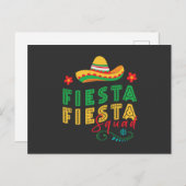 Groovy Fiesta Squad Briefkaart (Voorkant / Achterkant)