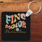 Groovy Fine Motor Promoter Beroepstherapie OT Sleutelhanger (Achterkant)