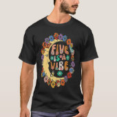 Groovy Five is een Vibe 5th Birthday Crescent Moon T-shirt (Voorkant)