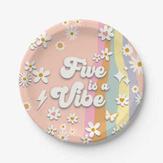 Groovy Five is een Vibe Birthday Bord