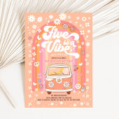 Groovy Five viert vijfde verjaardag van Vibe Van B Kaart