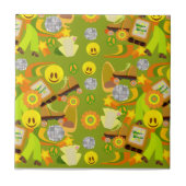 Groovy Flashback Pattern Tegeltje (Voorkant)