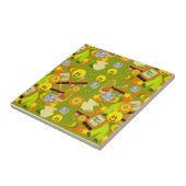 Groovy Flashback Pattern Tegeltje (Zijkant)