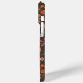 Groovy floral chocolade Hoesje-Mate iPhone case (Achterkant / Links)