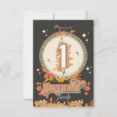 Groovy floral een aangepaste foto kaart (Voorkant)