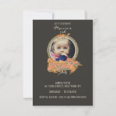 Groovy floral een aangepaste foto kaart (Achterkant)