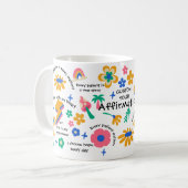 Groovy Floral Nurse Retro RN Afstuderen Gift Haar Koffiemok (Voorkant links)