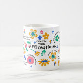 Groovy Floral Nurse Retro RN Afstuderen Gift Haar Koffiemok (Center)