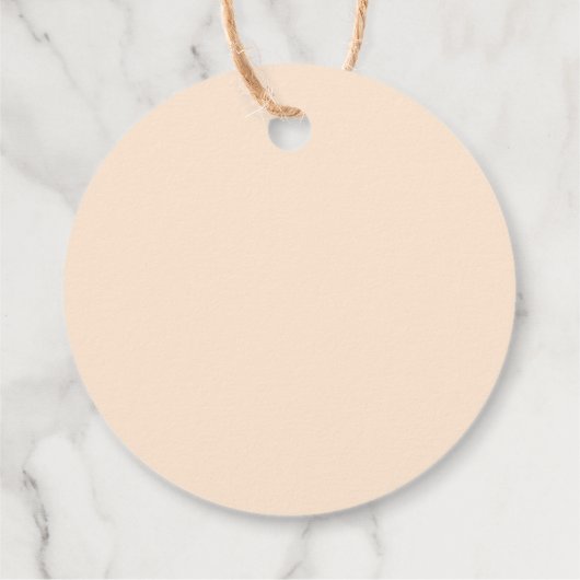 Groovy Floral Retro 70s Dank u Bedankjes Labels (Achterkant)