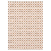 Groovy Floral Tablecloth 70s Sage & Copper Vibes Tafelkleed (Voorkant)