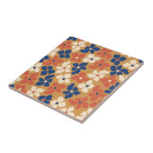 Groovy Floral Tegeltje (Zijkant)