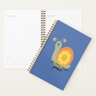 Groovy Flower Child Slak Op Mijn Eigen Tempo Plann Planner