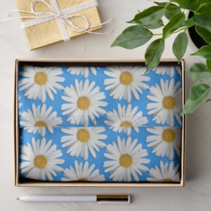 Groovy Flower Child Witte Madelief Hippie Bloesems Tissuepapier