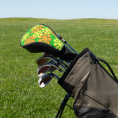 Groovy Flower Design Golfheadcover (Insitu)