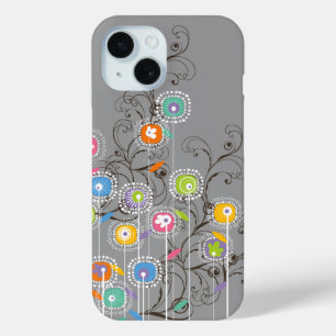 Groovy Flower Garden Colorful Whimsical Florence iPhone 15 Case
