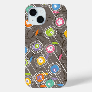 Groovy Flower Garden Colorful Whimsical Florence iPhone 15 Case